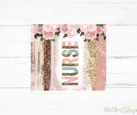 Nurse Tumbler PNG Sublimation, Skinny Tumbler Png Sublimation _HelArtShop_ 