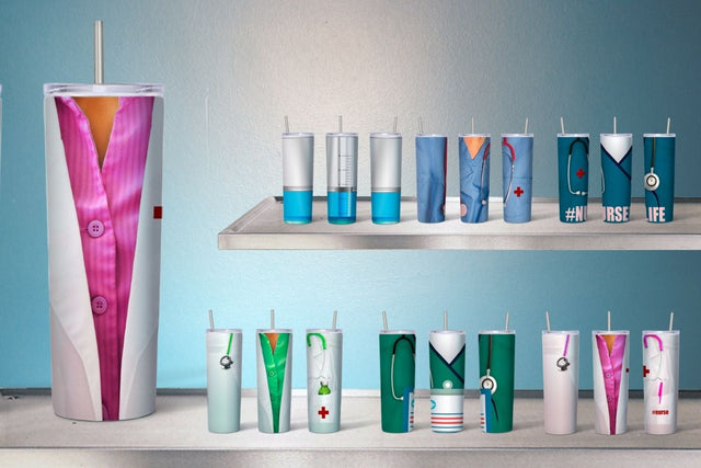 Nurse Tumbler Sublimation Sublimation SvgOcean 