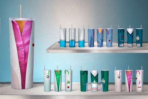 Nurse Tumbler Sublimation Sublimation SvgOcean 