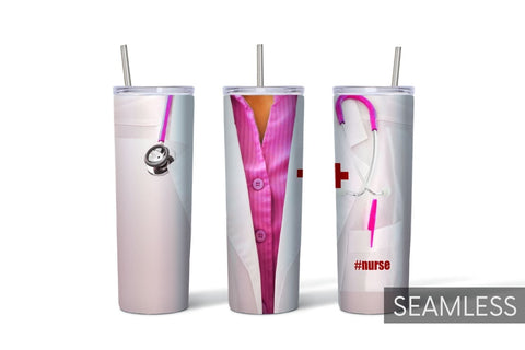 Nurse Tumbler Sublimation Sublimation SvgOcean 