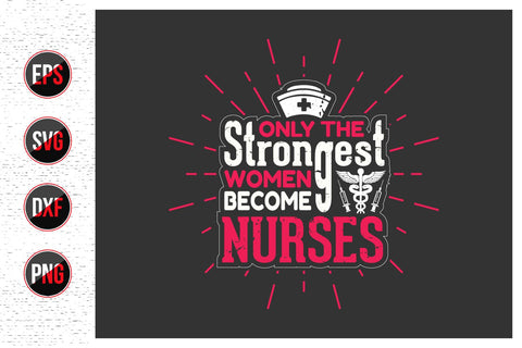 Nurse Typographic Quotes SVG Design Bundle. SVG uniquesvg99 