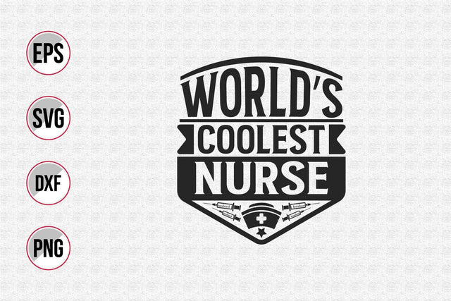 Nurse Typographic Quotes SVG Design. SVG uniquesvg99 