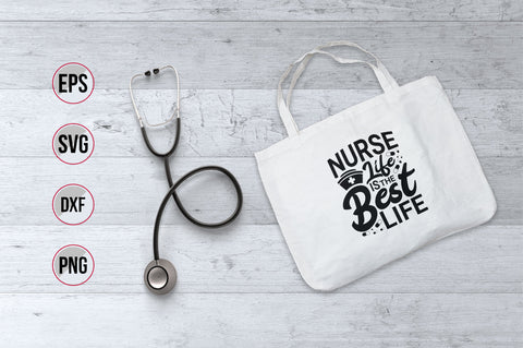 Nurse Typographic Quotes SVG Design. SVG uniquesvg99 