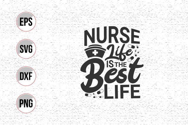 Nurse Typographic Quotes SVG Design. SVG uniquesvg99 