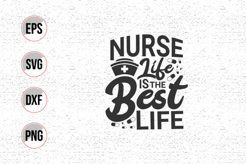Nurse Typographic Quotes SVG Design. SVG uniquesvg99 