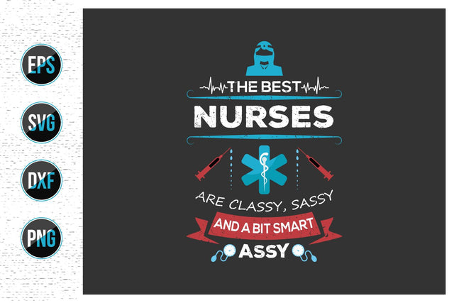 Nurse typographic quotes svg design. SVG uniquesvg99 