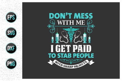 Nurse typographic quotes svg design. SVG uniquesvg99 
