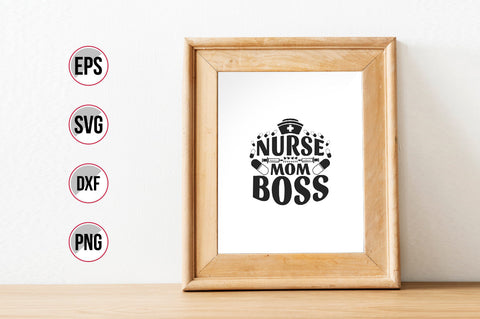 Nurse Typographic Quotes SVG Design. SVG uniquesvg99 