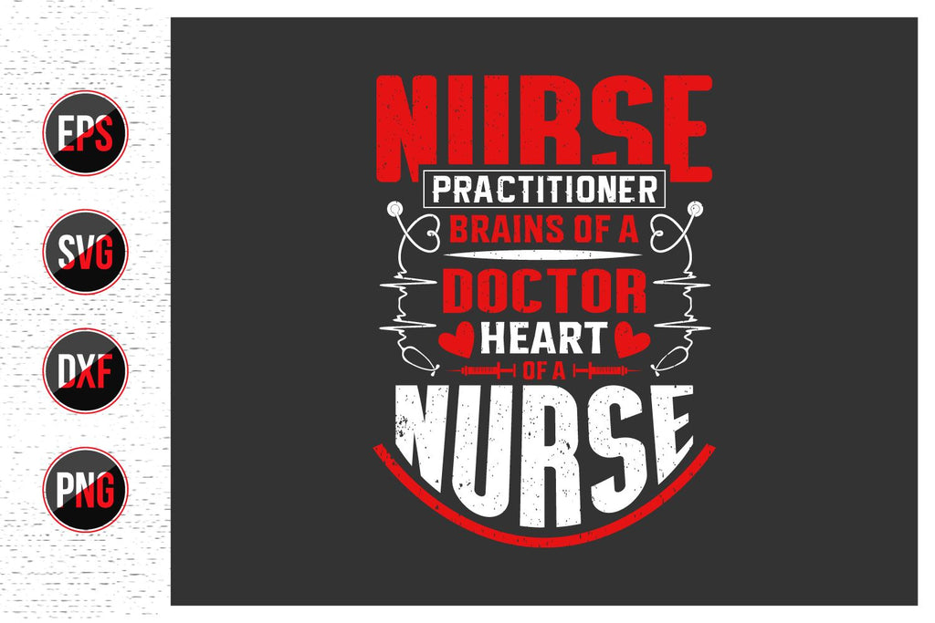 Nurse typographic slogan design Svg Bundle. - So Fontsy