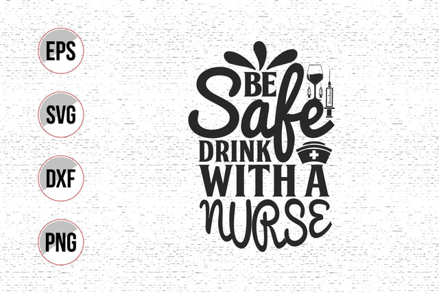 Nurse typographic slogan design. SVG uniquesvg99 