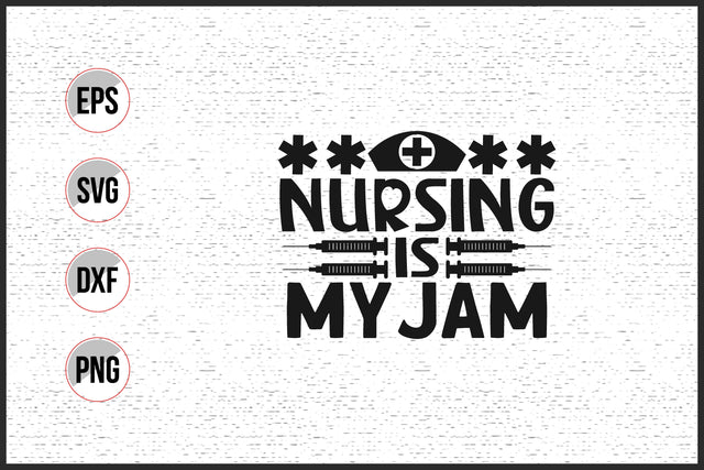Nurse typographic slogan svg design. SVG uniquesvg99 