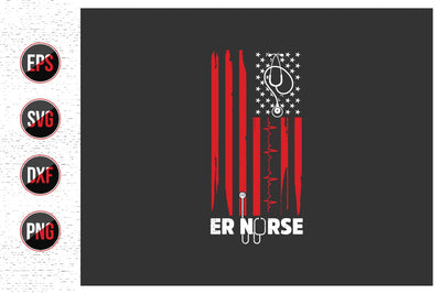 Nurse USA flag t shirt design vector. SVG uniquesvg99 