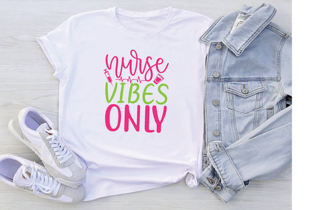 Nurse Vibes Only SVG SVG Creativeart88 