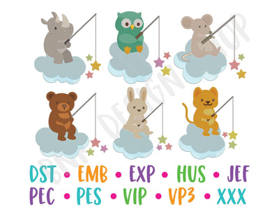 Nursery Machine Embroidery Bundle Embroidery/Applique DESIGNS BNRDesignShop 