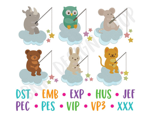 Nursery Machine Embroidery Bundle Embroidery/Applique DESIGNS BNRDesignShop 