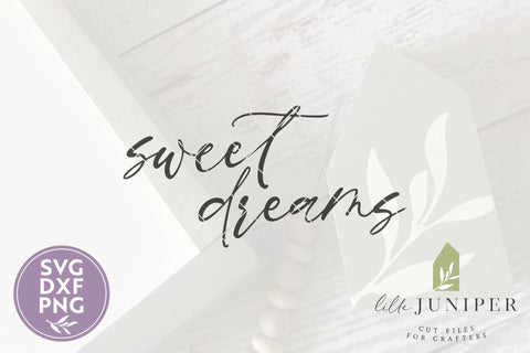 Nursery Sign | Sweet Dreams | Baby SVG SVG LilleJuniper 