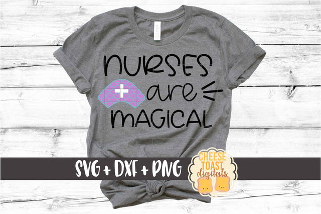 Nurses Are Magical – Mermaid Nursing SVG PNG DXF Cut Files SVG Cheese Toast Digitals 
