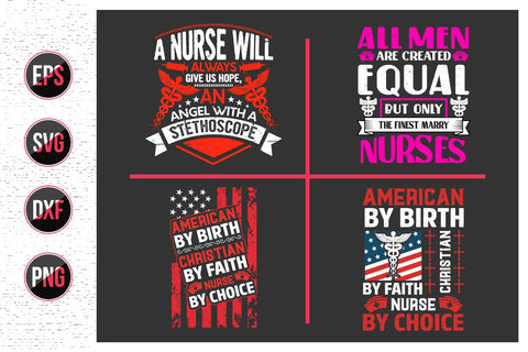Nurses lettering svg design bundle. SVG uniquesvg99 