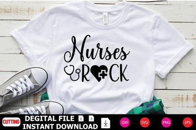 Nurses Rock SVG Shahin alam 