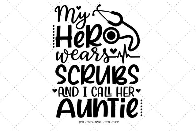 Nursing Gift, Nurse Shirt, Gifts for Aunts, Auntie Gift, Best Aunt, New Aunt, I'm a Nurse, Nurse Decal SVG SVG Digital Designer 