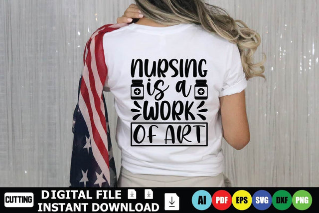 Nursing is a Work of Art SVG Shahin alam 