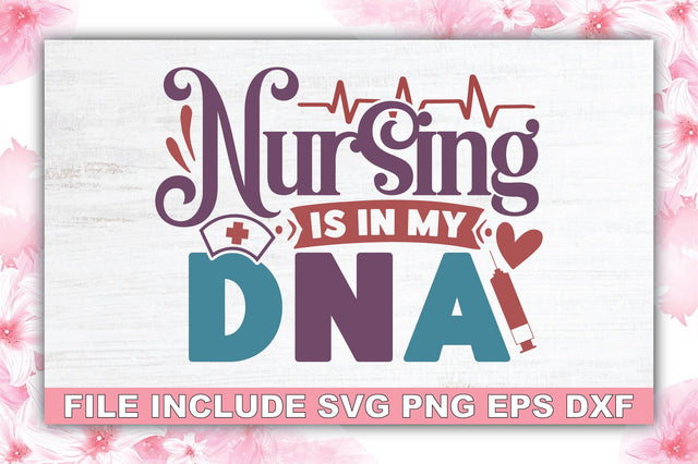 Nursing Is In My Dna SVG Ariyan 
