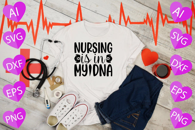 Nursing is My DNA SVG CraftlabSvg29 