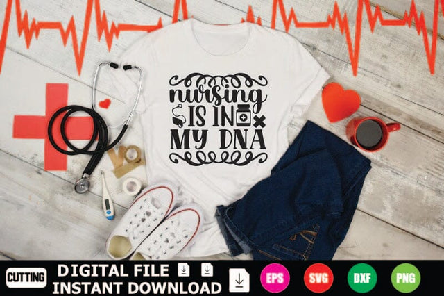 Nursing Is My DNA SVG Shahin alam 