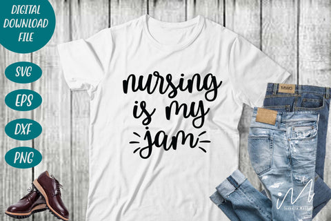 nursing is my jam svg SVG Isabella Machell 