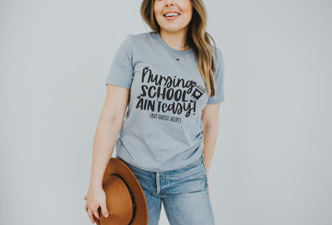 Nursing School Ain't Easy SVG | Nurse Life SVG | Nursing School SVG | PNG | DXF SVG Toteally SVG 