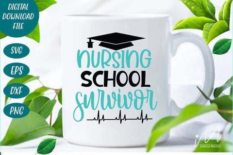 nursing school survivor svg SVG Isabella Machell 