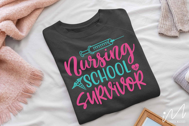 nursing school survivor svg SVG Isabella Machell 