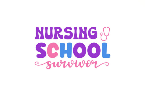 Nursing school survivor SVG SVG Regulrcrative 