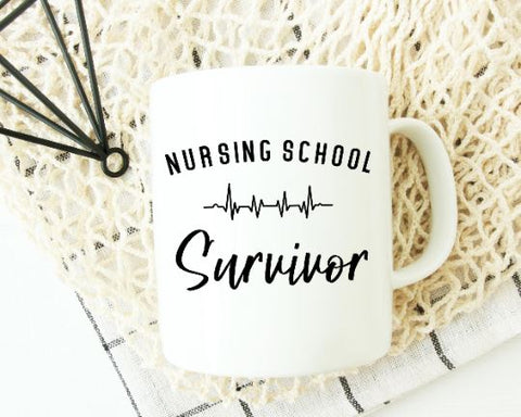 Nursing School Survivor SVG SVG She Shed Craft Store 