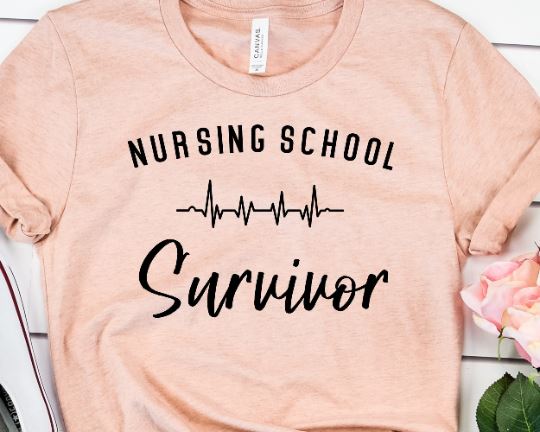 Nursing School Survivor SVG SVG She Shed Craft Store 