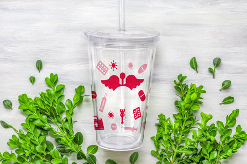 Nursing Starbucks Cold Cup Wrap SVG. Venti Cup. Valentines - So Fontsy