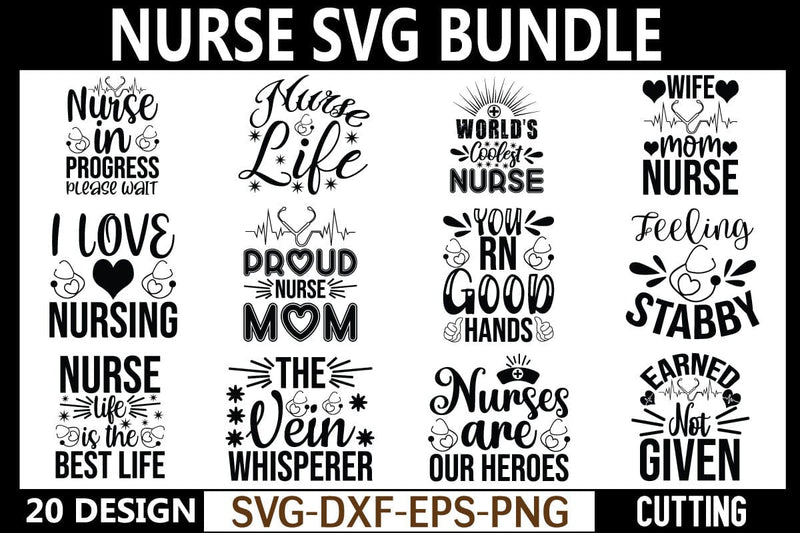 Nursing svg bundle SVG designer krishna 