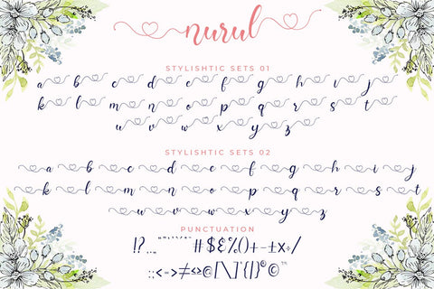 Nurul Script Font Madatype Studio 