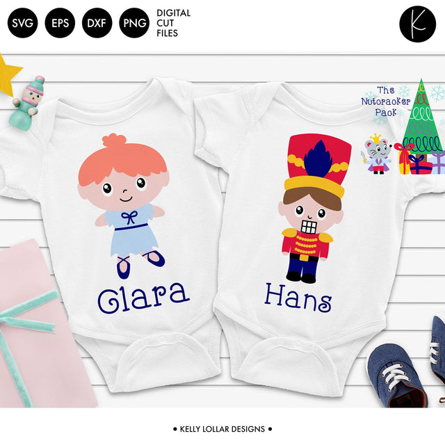Nutcracker Character Pack SVG Kelly Lollar Designs 