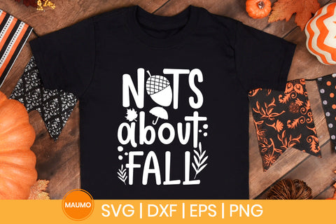 Nuts about fall, autumn svg quote SVG Maumo Designs 