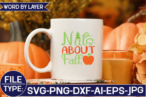 Nuts About Fall SVG Cut File SVG Studio Innate 
