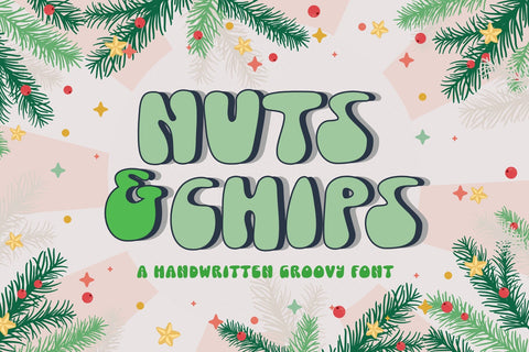 Nuts and Chips | Groovy | Retro | Vintage Font Font Jimtype Studio 