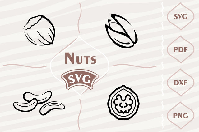 Nuts - SVG bundle SVG Digital Mojito 