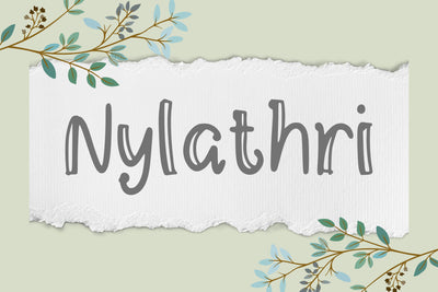 Nylathri Font Aisyah 