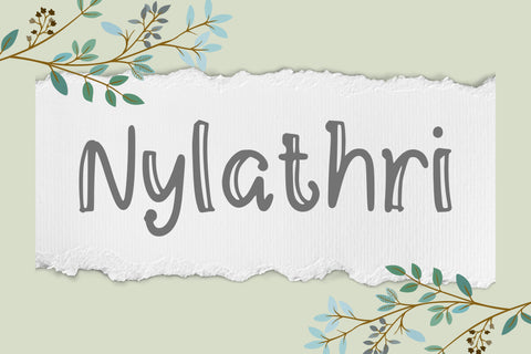 Nylathri Font Aisyah 