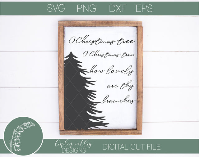 O Christmas Tree SVG|Christmas SVG SVG Linden Valley Designs 