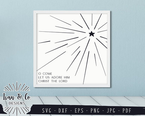 O Come Let Us Adore Him SVG Files | Christ the Lord | Christmas | Winter SVG (859629957) SVG Ivan & Co. Designs 