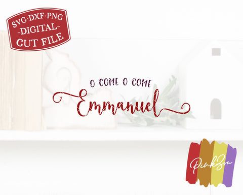 O Come, O Come, Emmanuel SVG Files | Christian Christmas Svg | Christmas Svg | Winter Svg | Commercial Use | Digital Cut Files (1072452954) SVG PinkZou 