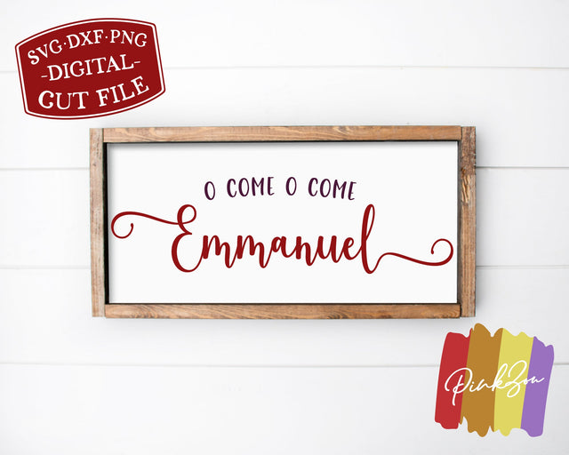 O Come, O Come, Emmanuel SVG Files | Christian Christmas Svg | Christmas Svg | Winter Svg | Commercial Use | Digital Cut Files (1072452954) SVG PinkZou 