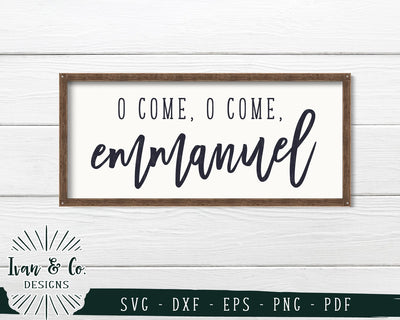 O Come, O Come, Emmanuel SVG Files | Christmas | Holidays | Winter SVG (746370929) SVG Ivan & Co. Designs 